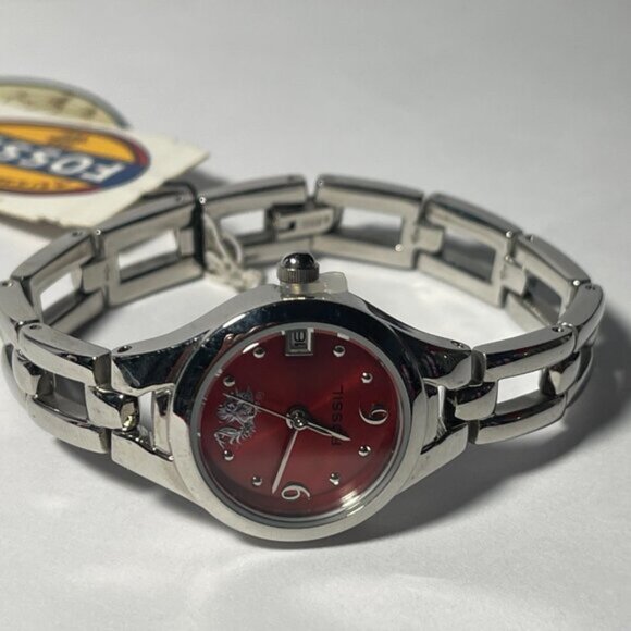 South Carolina Gamecocks NCAA Stainless-Steel Bracelet Watch by Fossil NEW - Picture 4 of 7